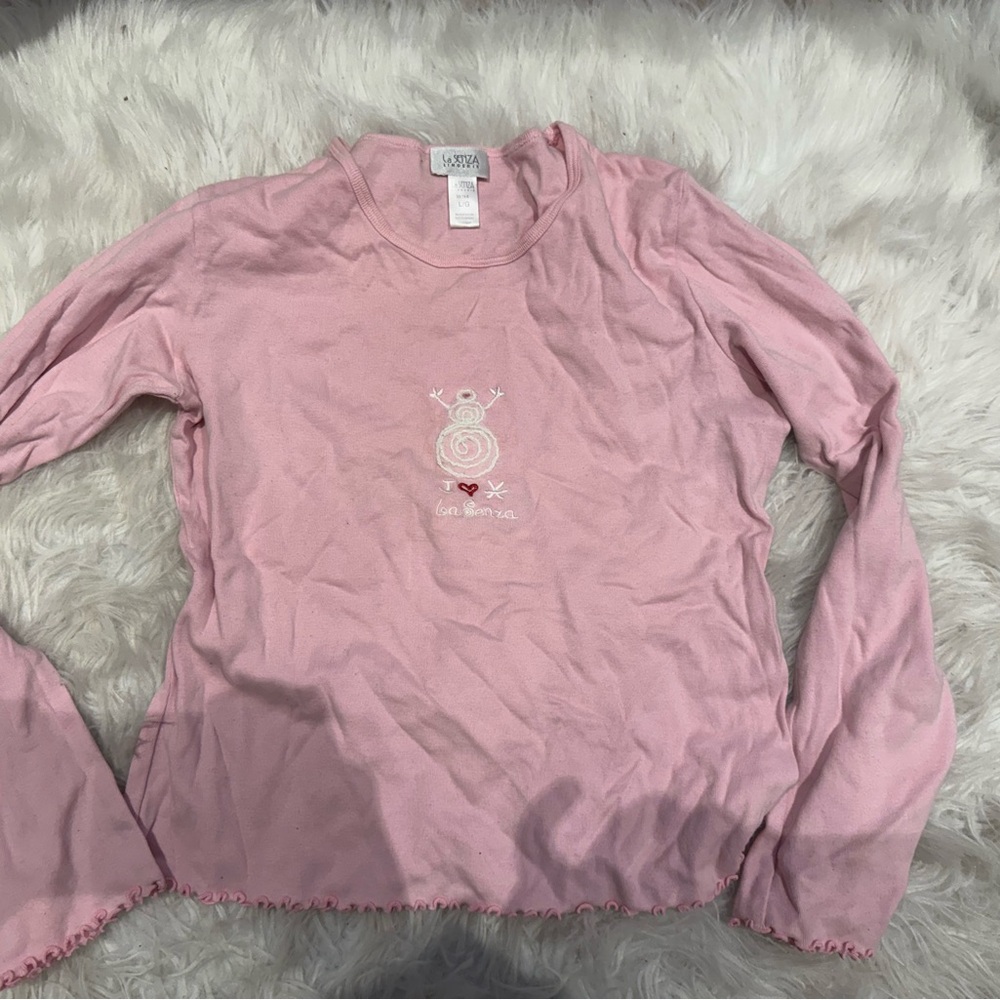 La SENZA Pink Pajama Top